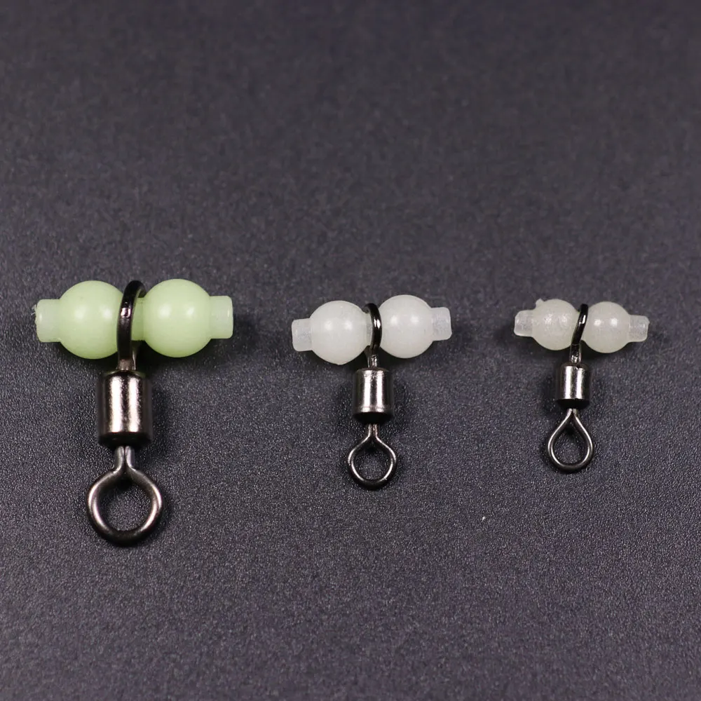 Eslabón giratorio luminoso en detalle