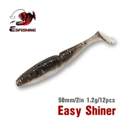 KESFISHING Easy Shiner 2 Señuelo Silicona con Aroma y Sal para Pesca