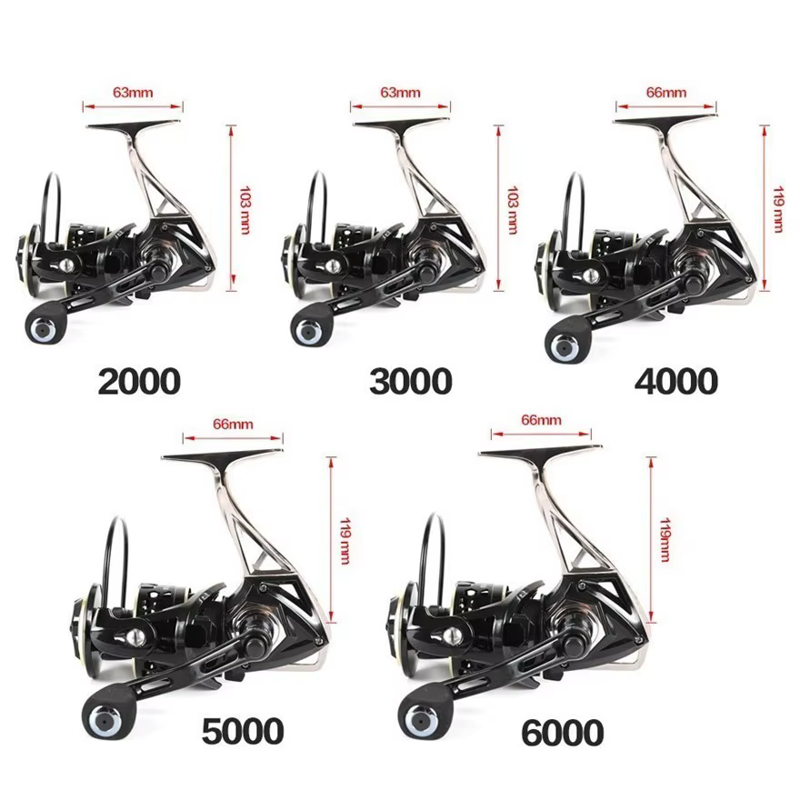Carrete Jigging TEBEN GTS III Metal 9BB Agua Salada - imagen 3
