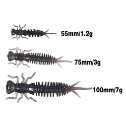 Vinilo JYJ Larva para jigging en agua salada
