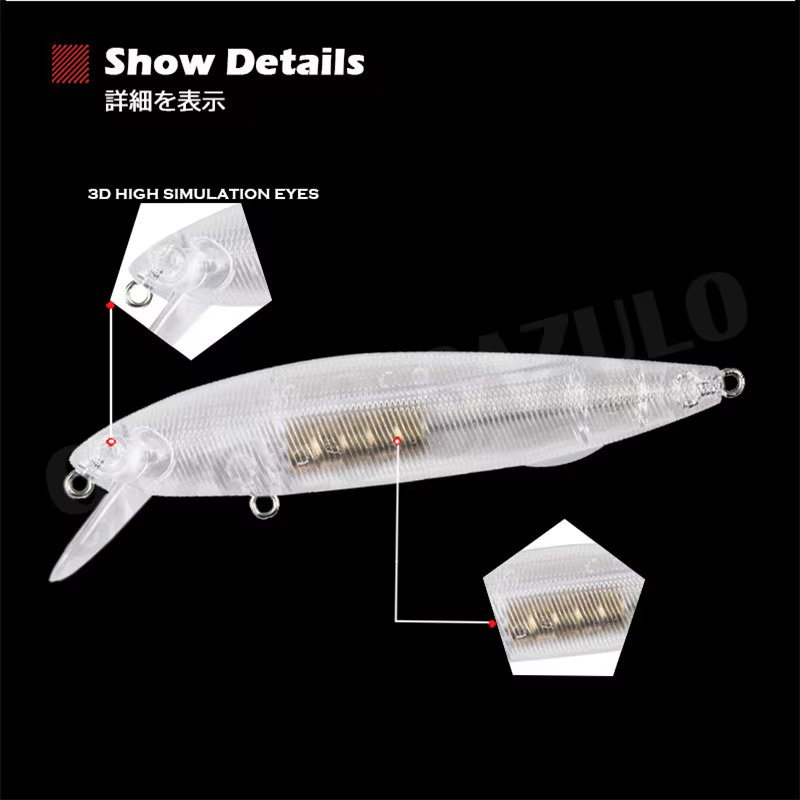 Señuelo Wobbler Pececillo Embrión – Señuelo artificial para pesca - imagen 5
