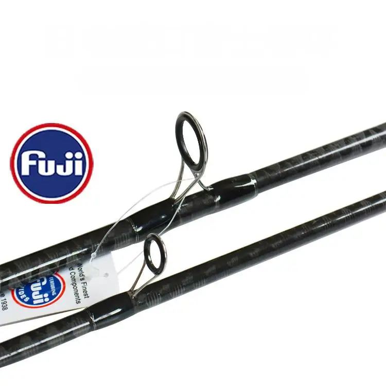 Vista lateral de la caña ZZ112 para pesca de spinning