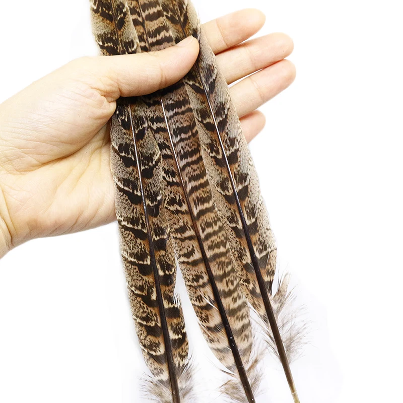 Persuader plumas Hen Pheasant marrón para moscas de trucha