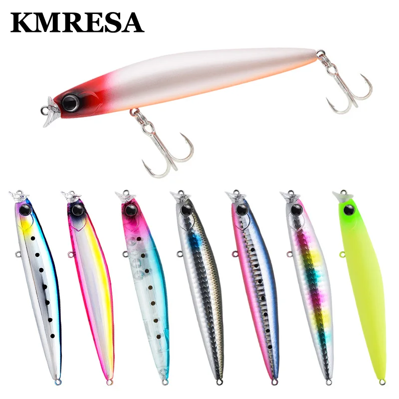 Señuelo Topwater Pencil para pesca en superficie, acción