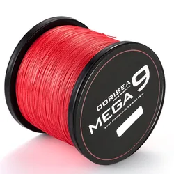 DORISEA Sedal trenzado Super PE 9 hebras - Japonés para pesca