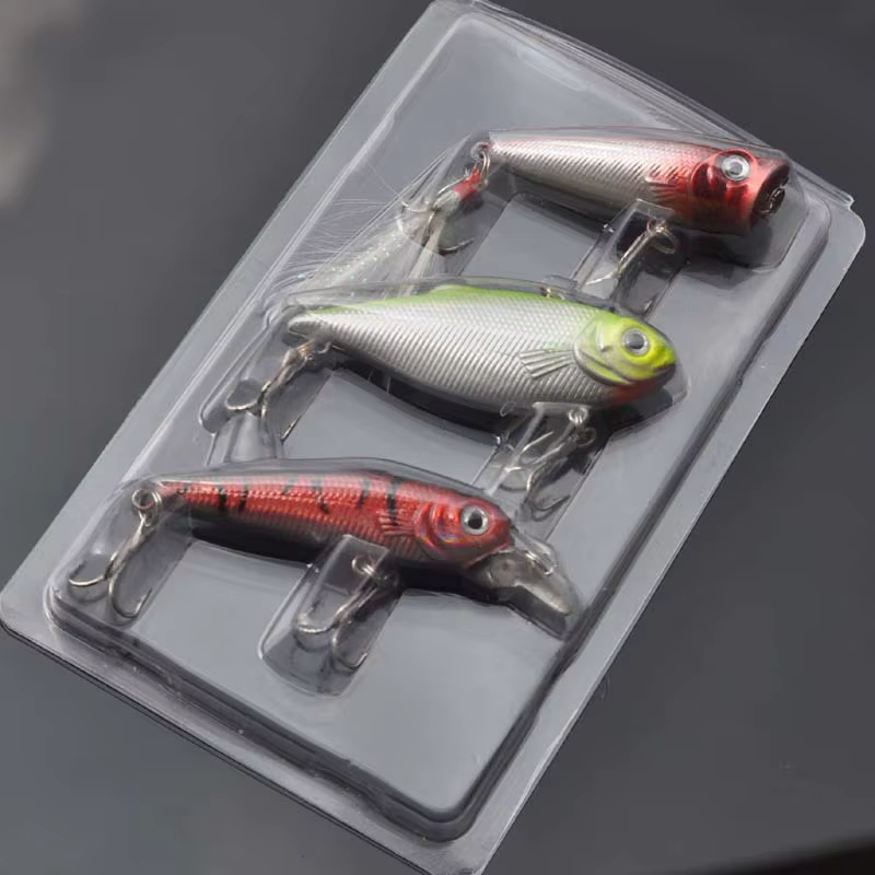 VIB Minnow Popper señuelo de superficie colores mixtos - imagen 5