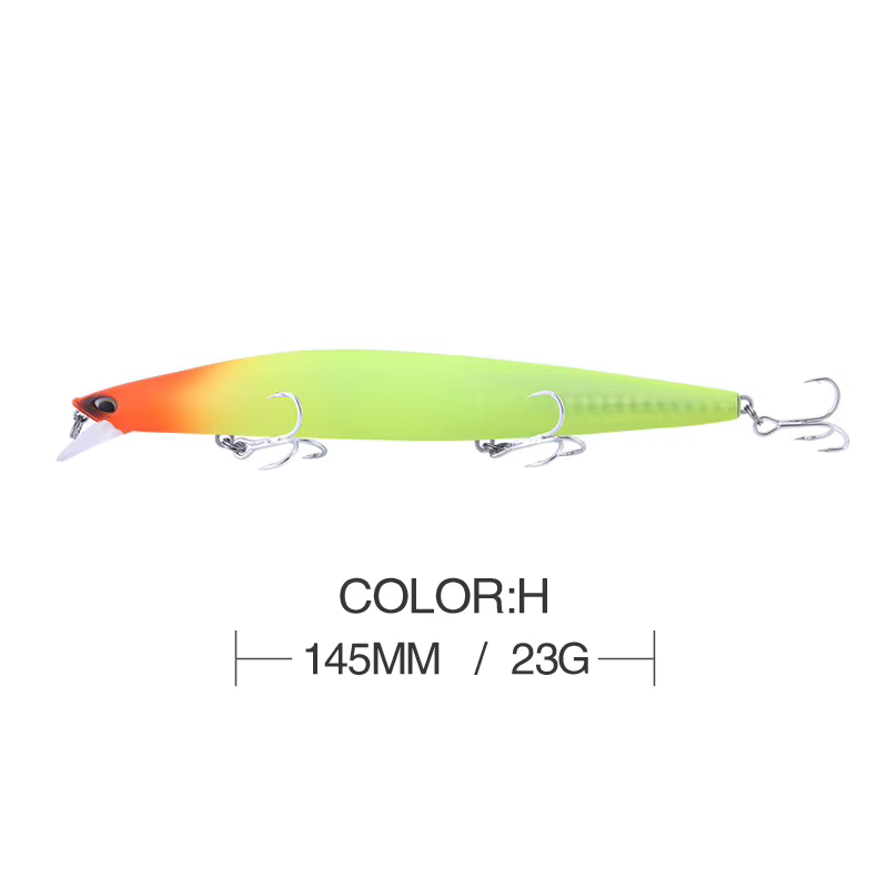 Wobbler flotante para lubina y trucha – Señuelo artificial - imagen 5