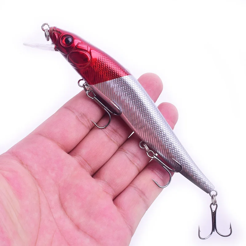 Señuelo Minnow Flotante Duro Wobbler Crankbait para Lucio Lubina Carpa - imagen 5