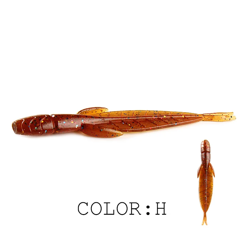 Sanguijuela Suave Supercontinente C-4 78mm – Cebo Larva Pesca - imagen 3