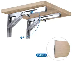 Estante plegable resistente para banco de trabajo