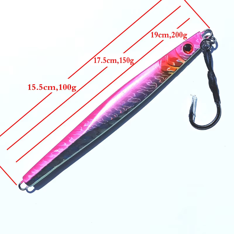 Señuelo jigging con cuchillo – Pesca vertical 100g-200g - imagen 5