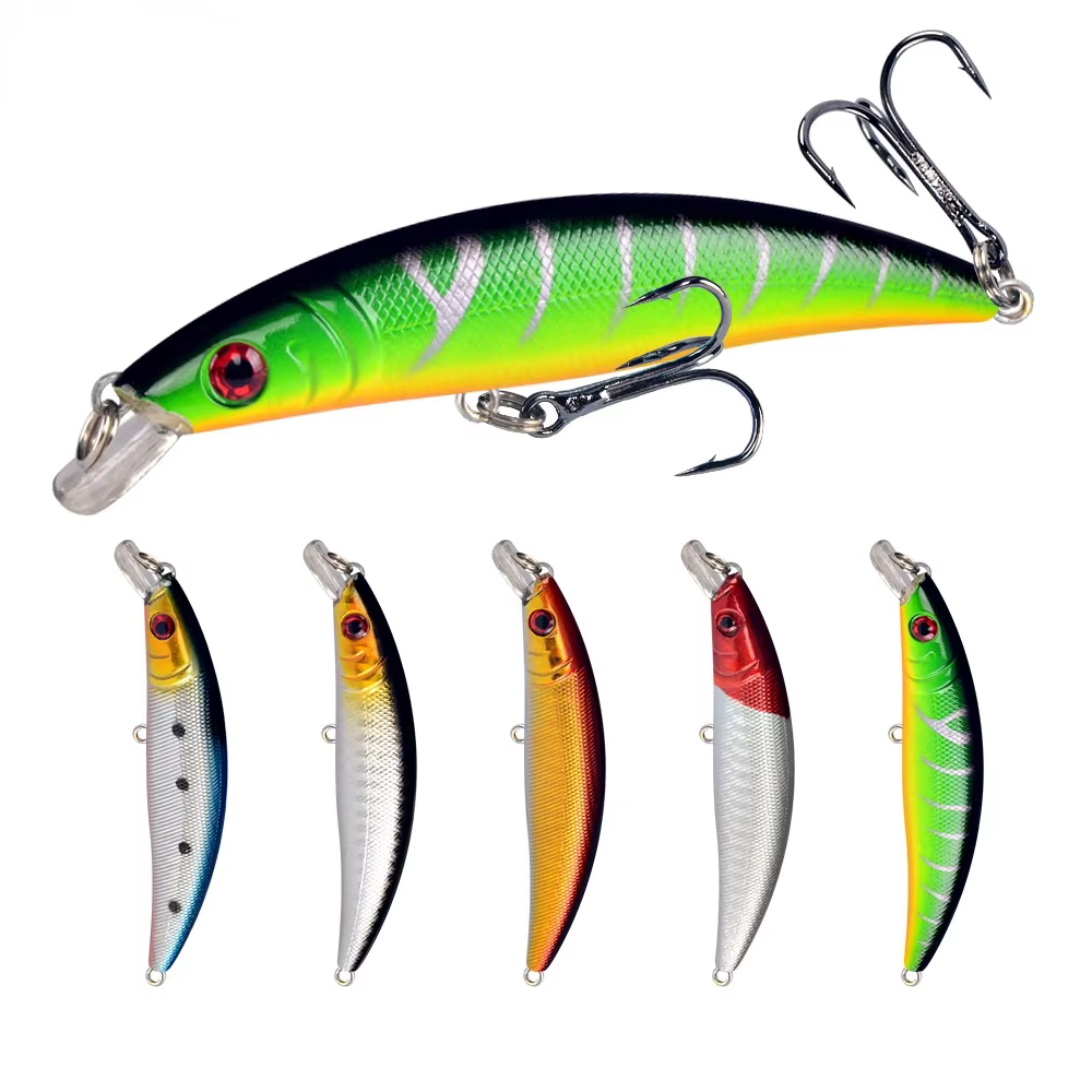 Wobbler Crankbait Artificial Pececillo Hundidor 8,5cm 8,5g Ojos 3D - imagen 2