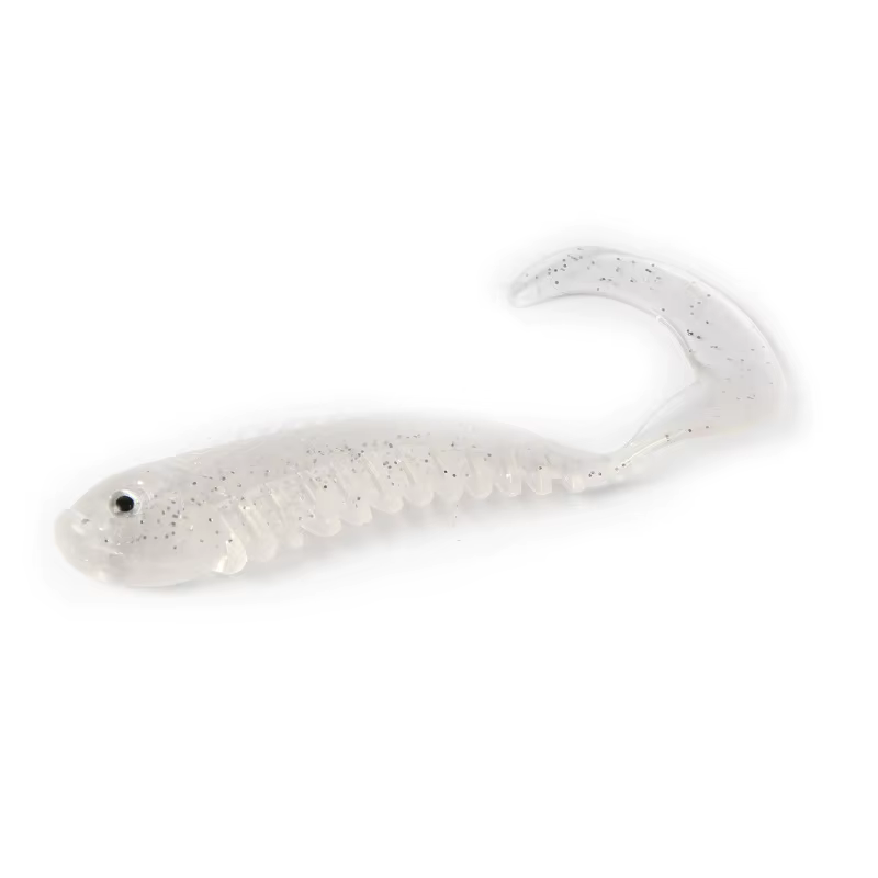 Gusano artificial 10cm – Vinilo cola larga con sistema tornillo 6,6g - imagen 2