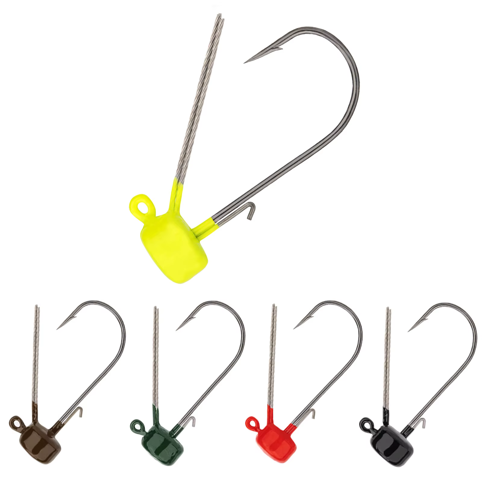 Anzuelos Ned Jig Head 3,5-6,5g sin malezas para lubina – Acero carbono - imagen 5