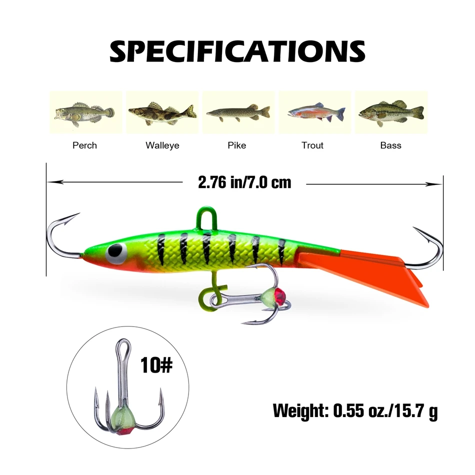 Señuelo de pesca Goture con diseño realista de escamas