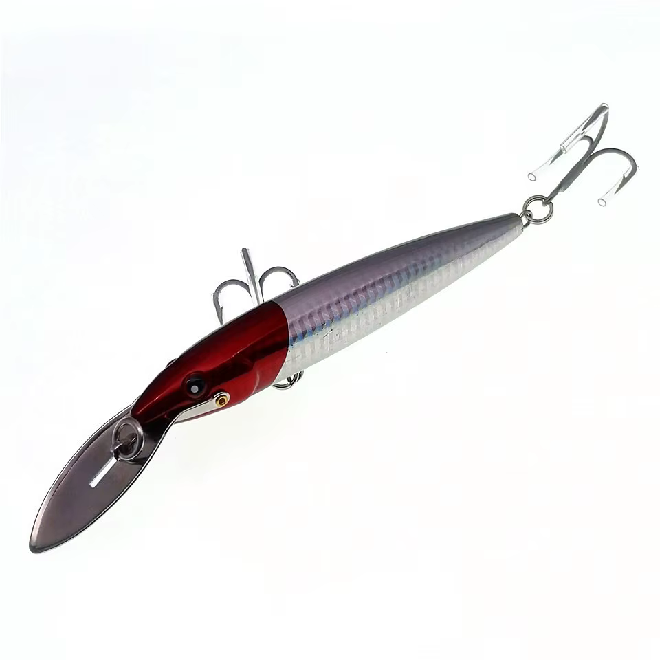 SWOLFY Señuelos de pesca para atún con gran hundimiento y anzuelos VMC - imagen 2