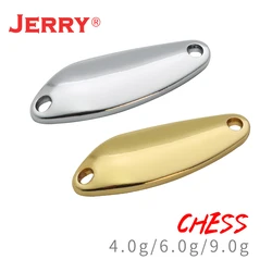 Jerry Señuelos de Metal para Trucha, Perca y Lubina – Con Purpurina