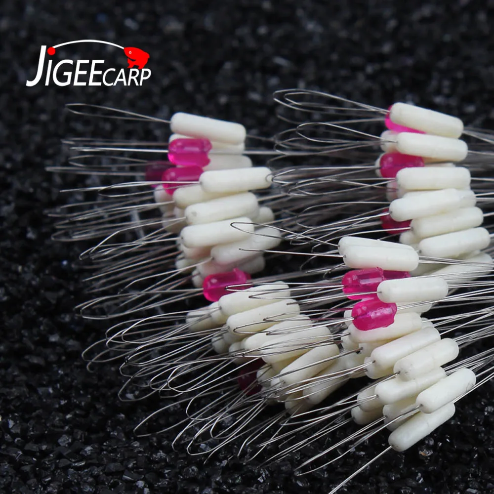 JIGEECARP topes de línea de silicona cilíndricos para pesca - imagen 2