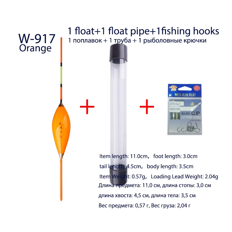Flotador de pesca Bobber Nano – Set agua dulce con anzuelos - imagen 5