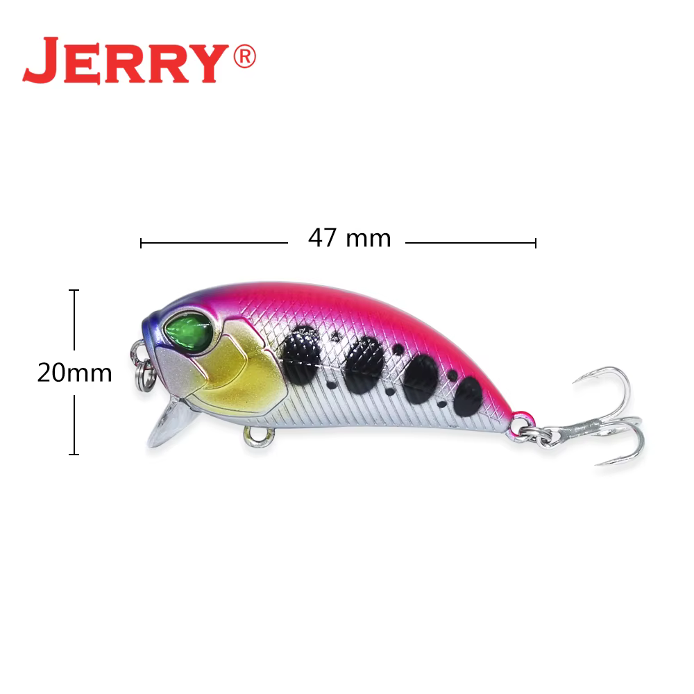 Jerry Rounder Wobbler buceo profundo – Señuelo ultraligero para trucha y lucio - imagen 2