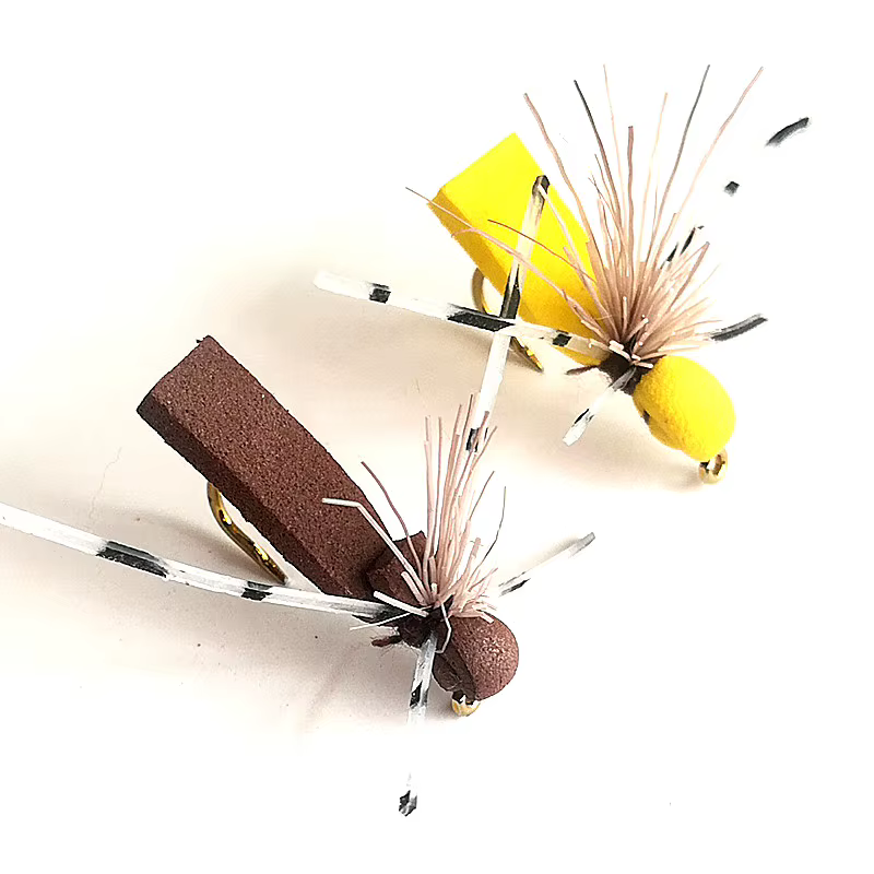 KKWEZVA Señuelos de mosca flotantes para trucha, insectos secos - imagen 4