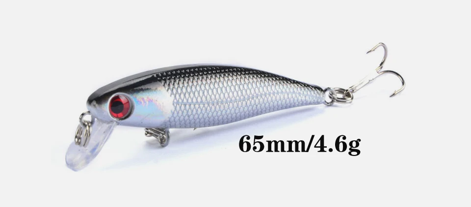 Señuelo de pesca de calidad - detalle ojos 3D
