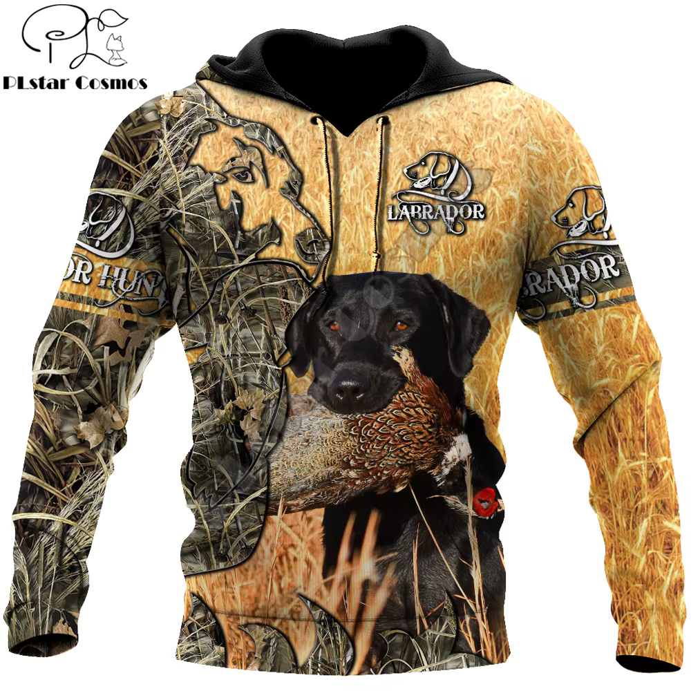 Sudadera de Caza con Capucha y Cremallera – Estampado 3D Faisán Unisex - imagen 2