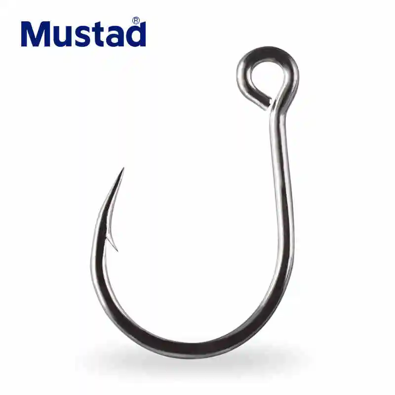 Mustad 10121 Snake Head - Anzuelo de acero al carbono para mar - imagen 2