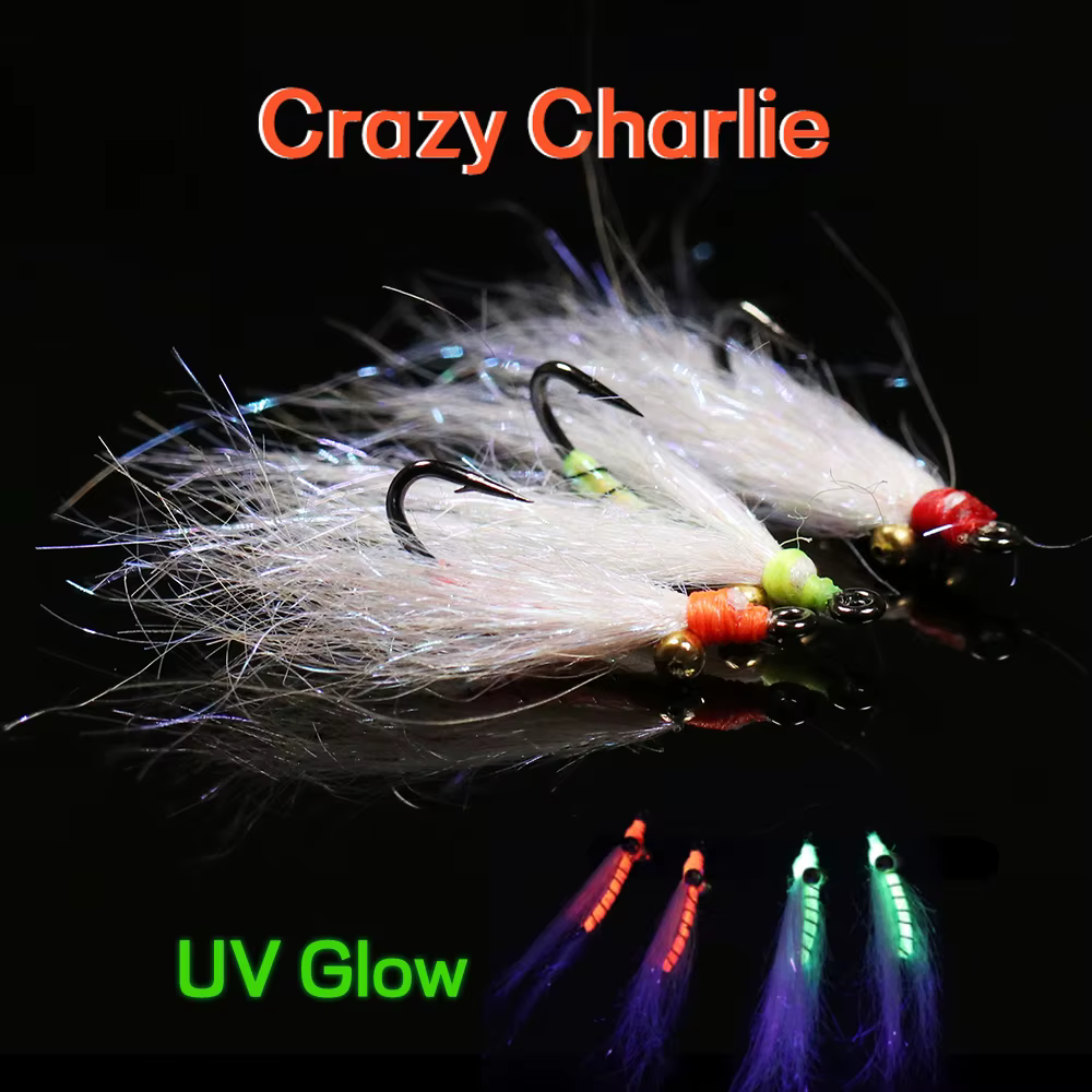 Bimoo Crazy Charlie Ice Señuelo Mosca Hundimiento Rápido UV - imagen 4