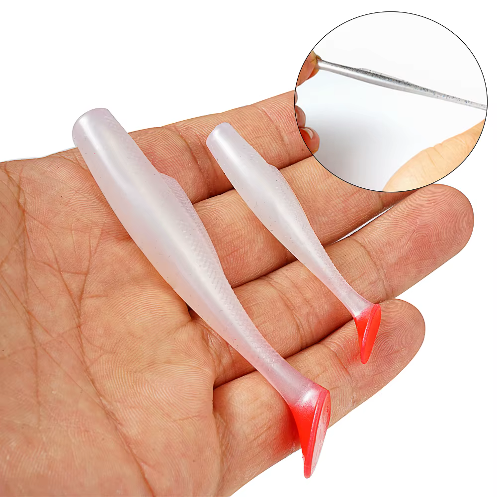 SUNMILE Señuelos blandos 6-8cm para lubina y perca