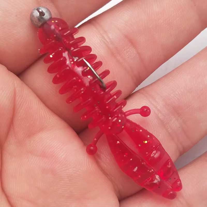 Vinilo Camarón Mini Cola Suave 5,5 cm – Señuelo pesca deportiva