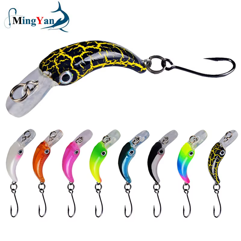 Minnow flotante 3,8cm 1,5g – Crankbait para trucha y lucio