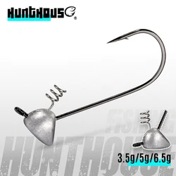 Hunthouse Jig Head Triangle Twistlock 3.5-6.5g para vinilo