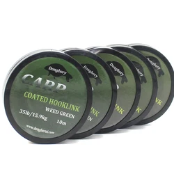 Líder carpa Chod con enlace de camuflaje verde y recubrimiento