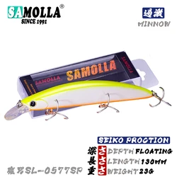 Ace Minnow 13cm – Wobbler flotante Topwater para invierno