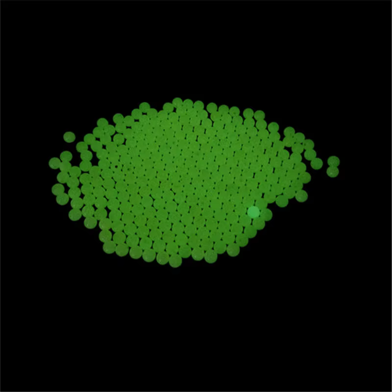 Cuentas ovaladas fluorescentes para aparejos de pesca nocturna - imagen 2