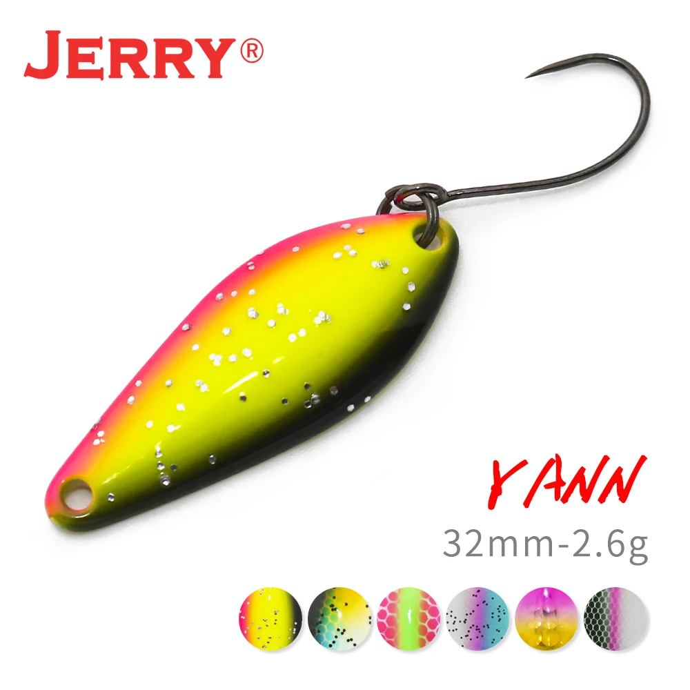 Jerry Señuelos cuchara Wobbler ultraligeros para trucha y lubina