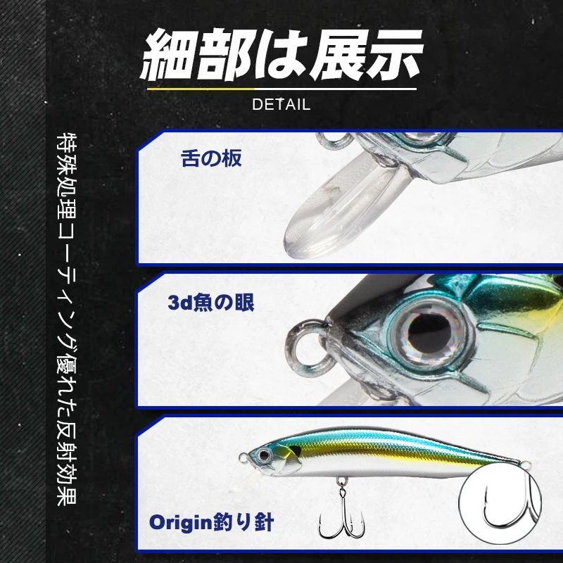 D1 Wobbler flotante - Señuelo para lubina y lucio - imagen 5