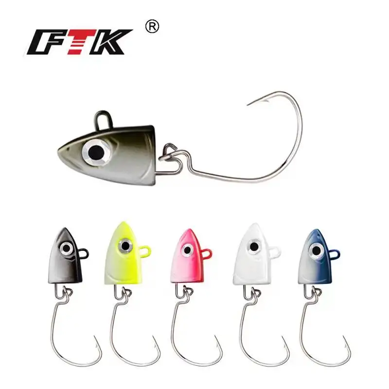FTK Jig Head 5-25g para vinilos - imagen 2