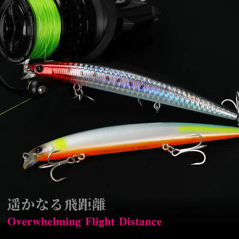 TsurinoYa DW72 – Cebo duro 125mm para pesca en agua salada - imagen 4