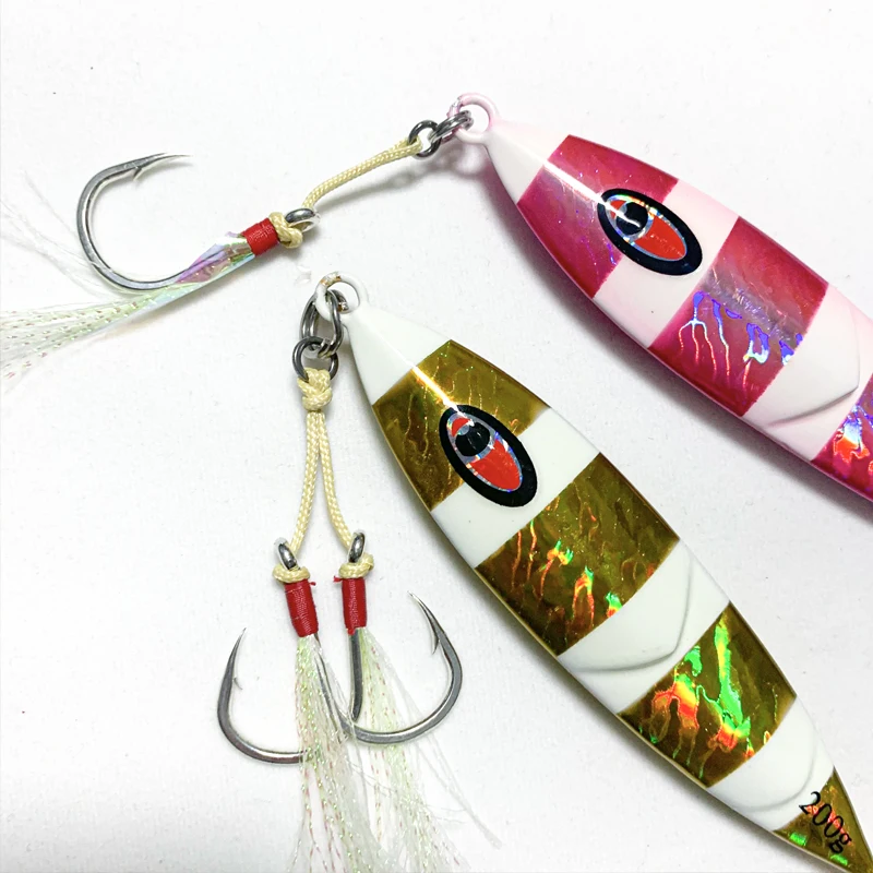 Obsession anzuelos de asistencia doble SJ41 acero inoxidable