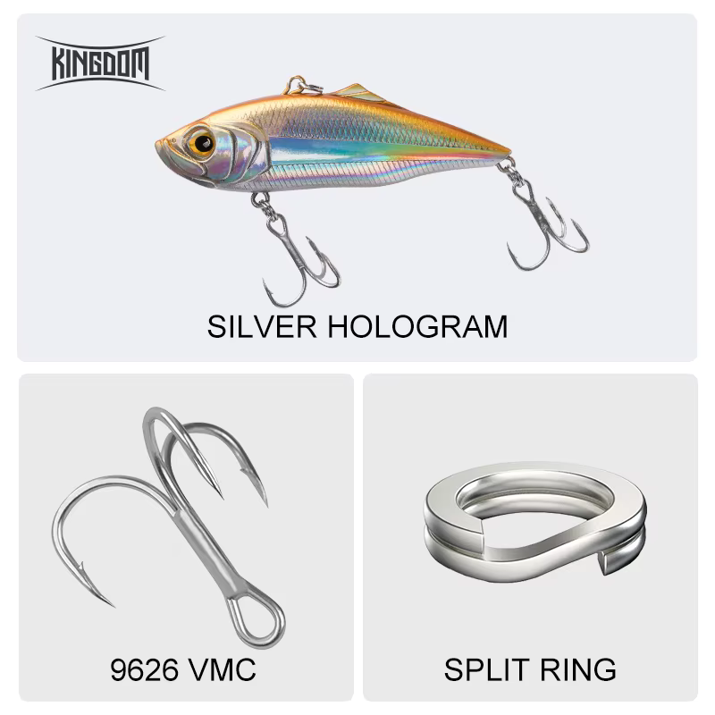 Kingdom Wobbler Swimbait Lucio Hundido Pesca Deportiva Artificial - imagen 2