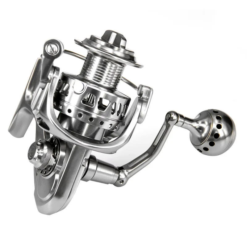 Carrete de pesca cuerpo completo inox con freno de carbono y CNC