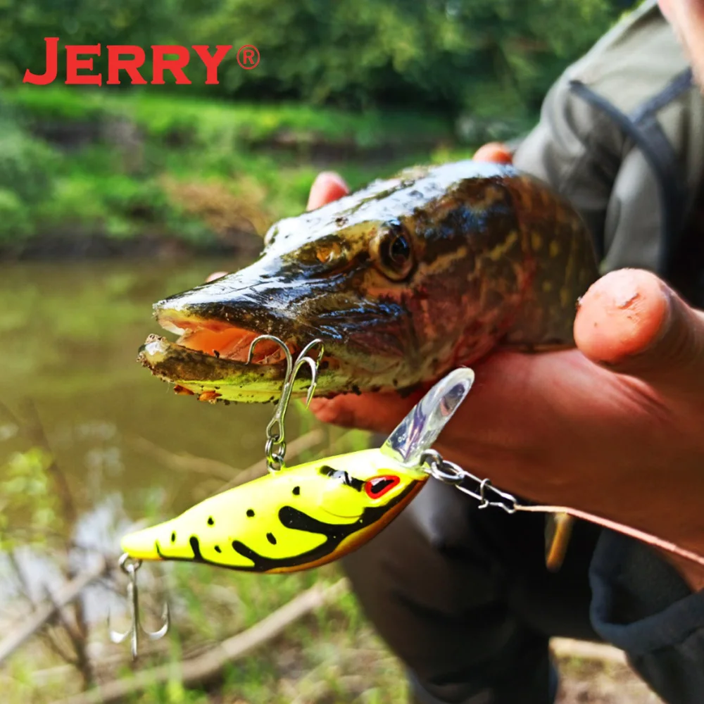 Jerry Jerkbait Wobbler de buceo profundo para piscardo, lubina y lucio - imagen 5