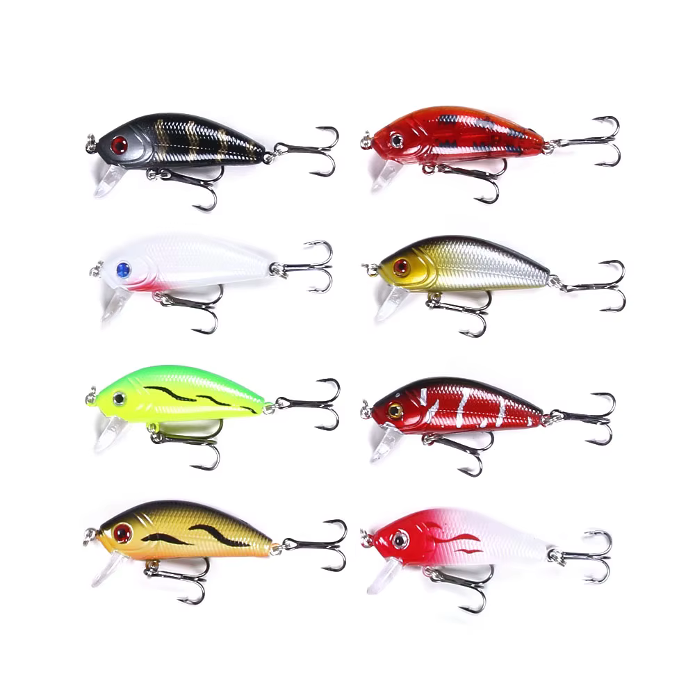 Señuelos Minnow Wobbler profesionales para lubina, lucio y trucha - imagen 3
