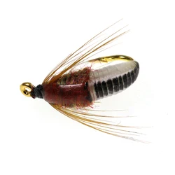 Elllv Ninfa Scud Señuelo volador para trucha de río tranquilo