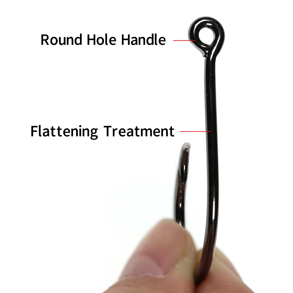 Anzuelos Circle Hook 3X Acero Carbono para Big Game - imagen 5