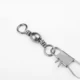 Conector giratorio de acero inoxidable para señuelos con broche - imagen 3