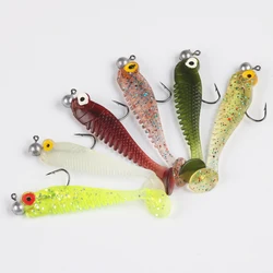 Poetryyi Swimbait Vinilo Cola T – Señuelo realista para depredadores