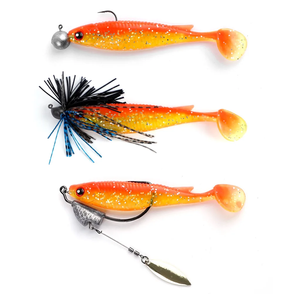 Señuelo de silicona Noeby swimbait con paleta para lucio - imagen 4